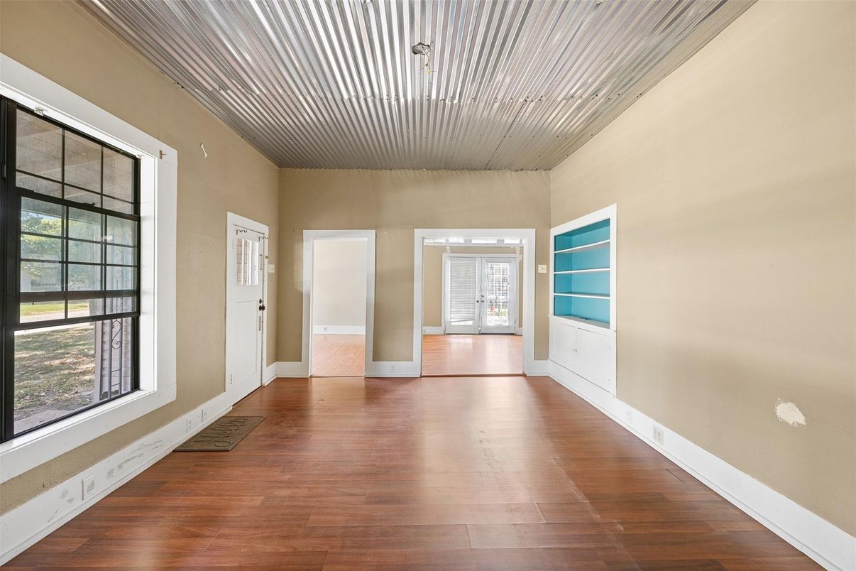 Empty room, Interior, Wood Texture Flooring
