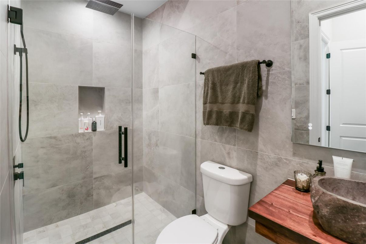 Bathroom, Glass Shower, Interior