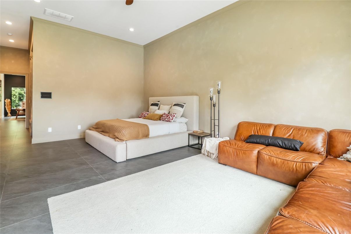 Bedroom, Interior, Recessed Lighting