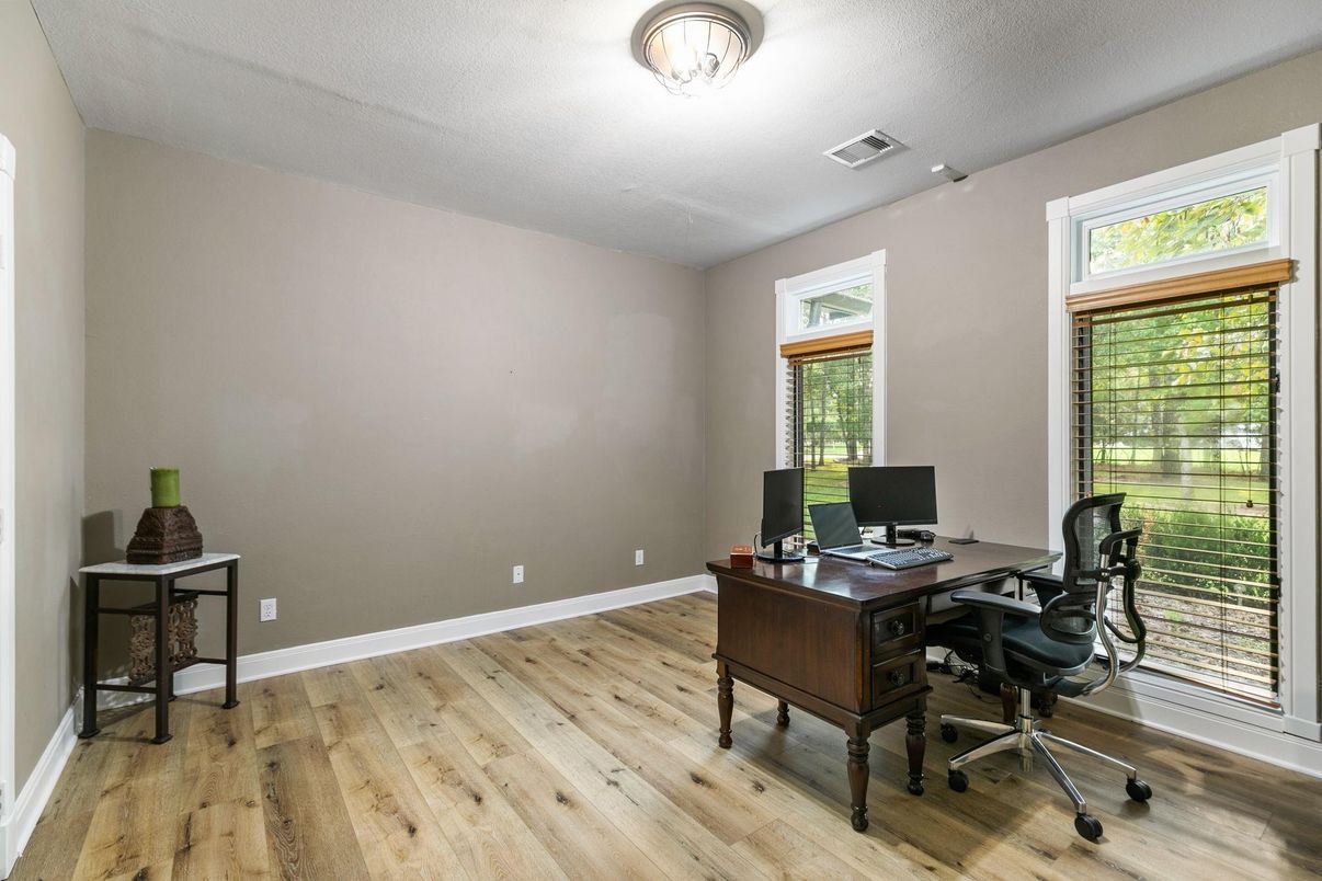 Home Office, Interior, Wood Texture Flooring