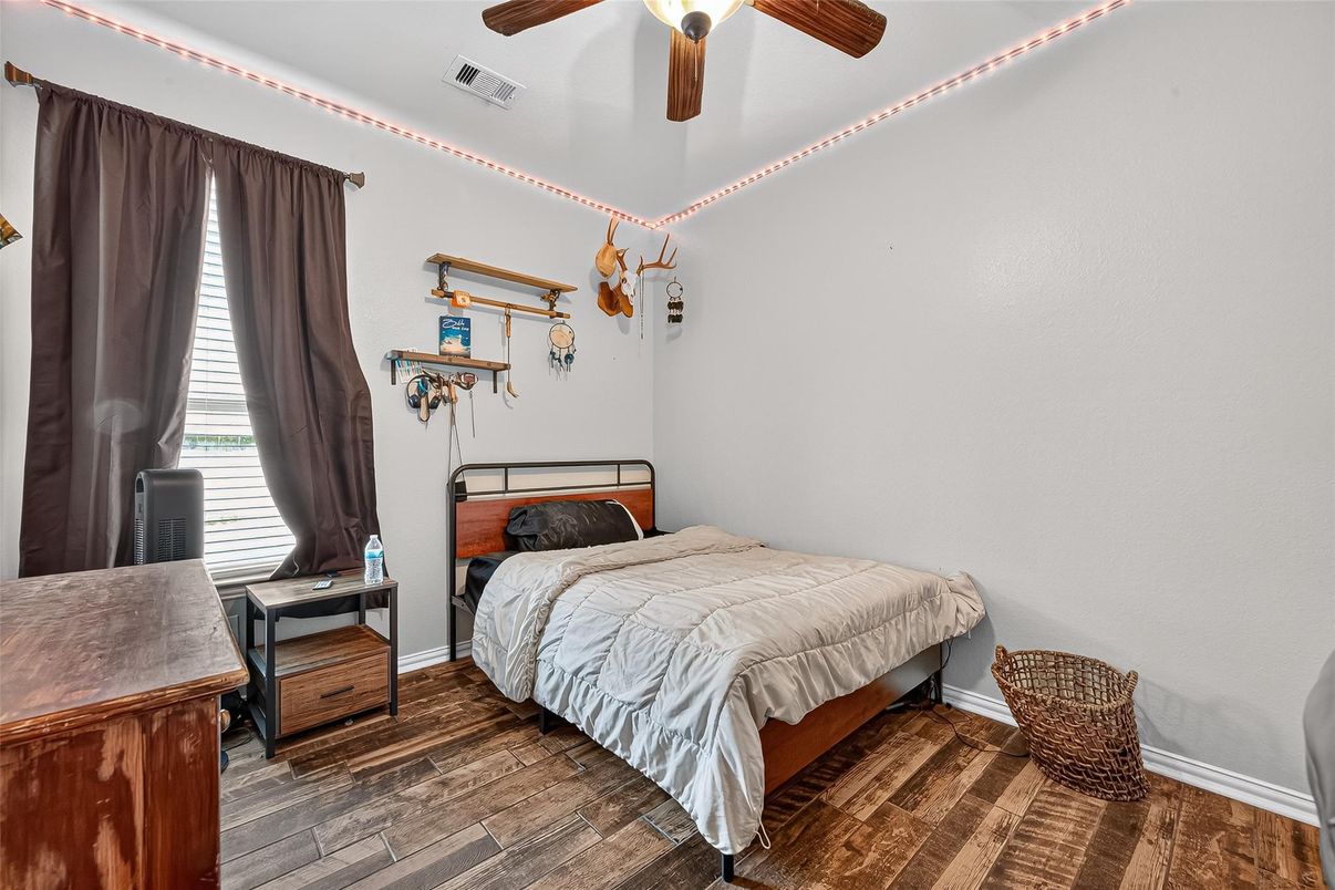 Bedroom, Interior, Wood Texture Flooring