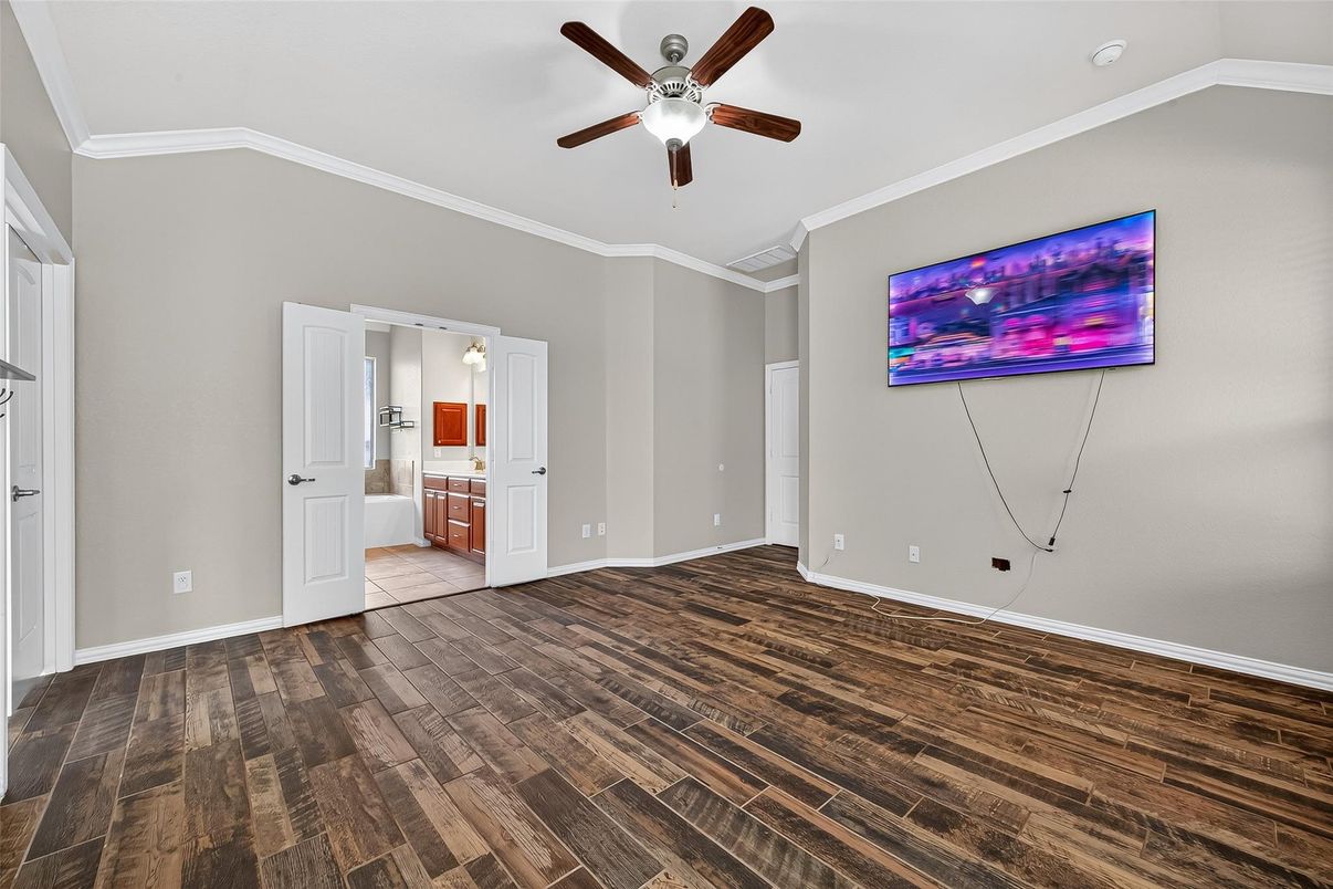 Empty room, Interior, Wood Texture Flooring