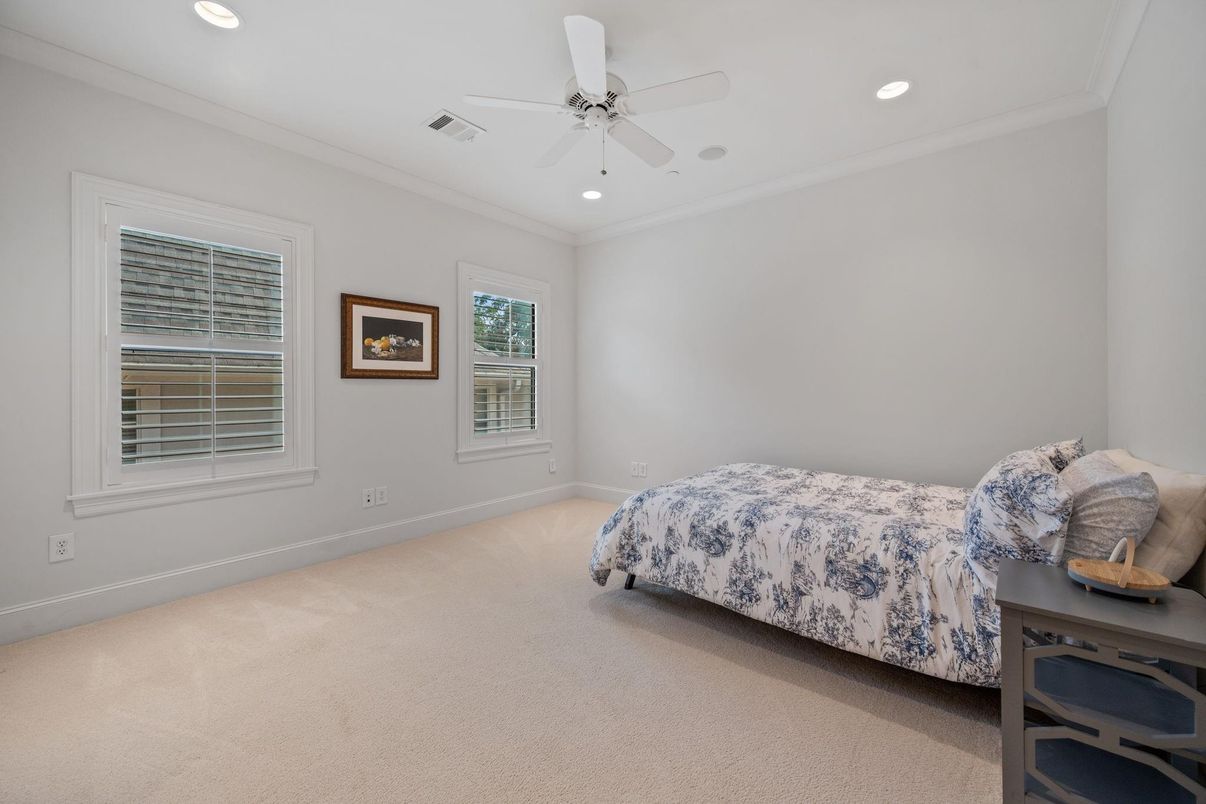 Bedroom, Interior, Recessed Lighting