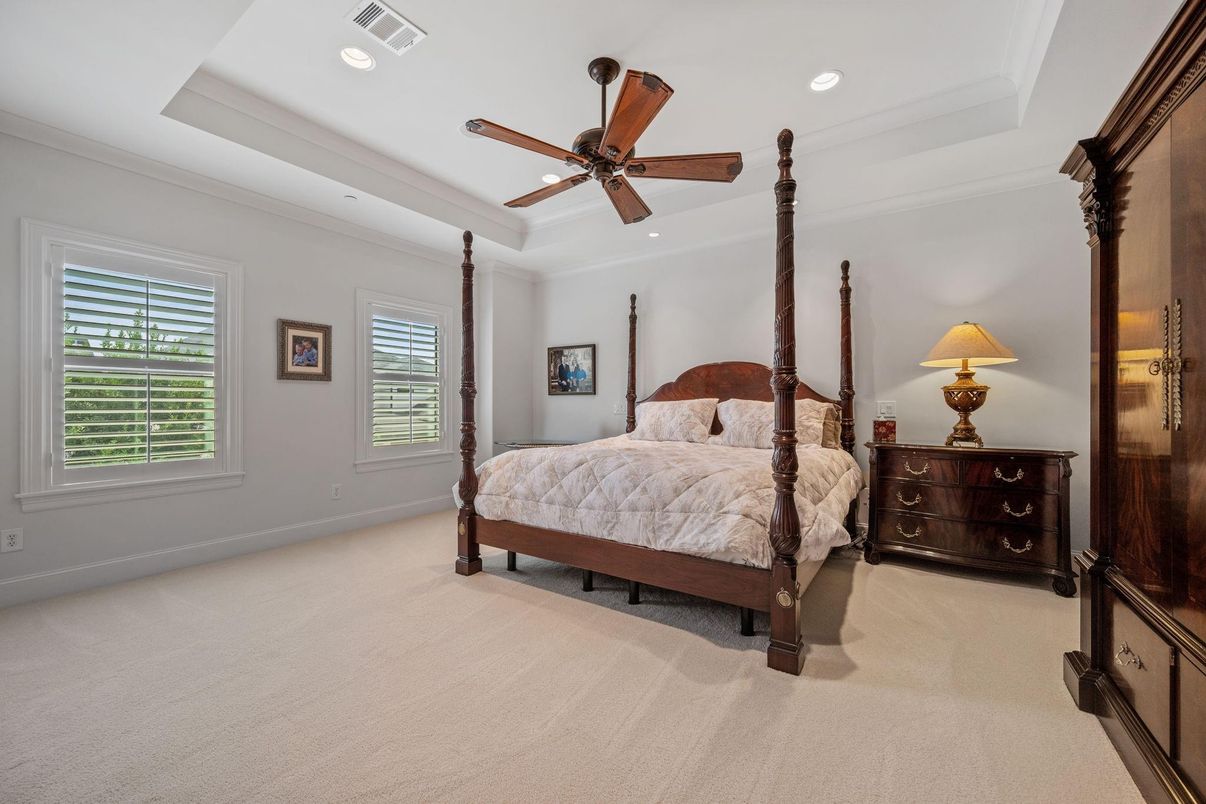 Bedroom, Interior, Recessed Lighting