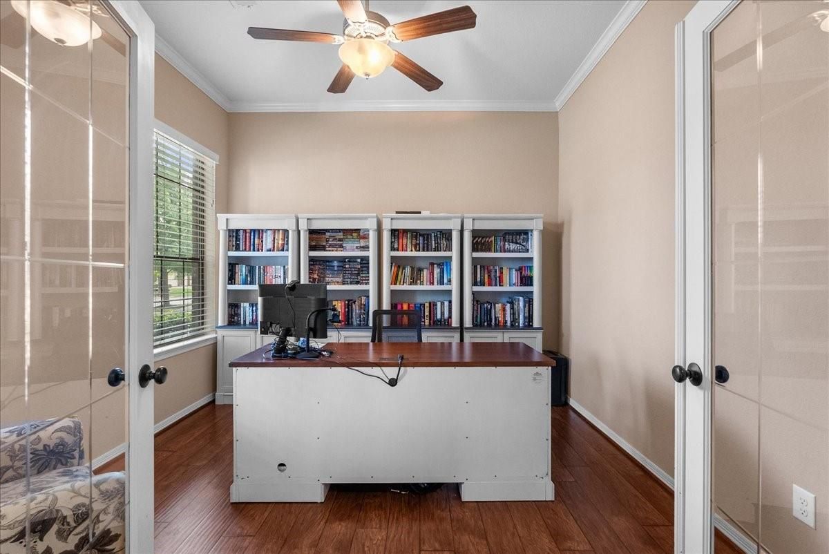 Home Office, Interior, Wood Texture Flooring