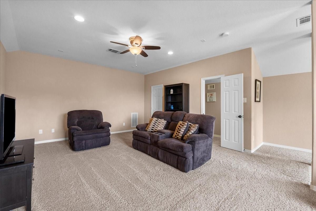 Interior, Living room, Recessed Lighting