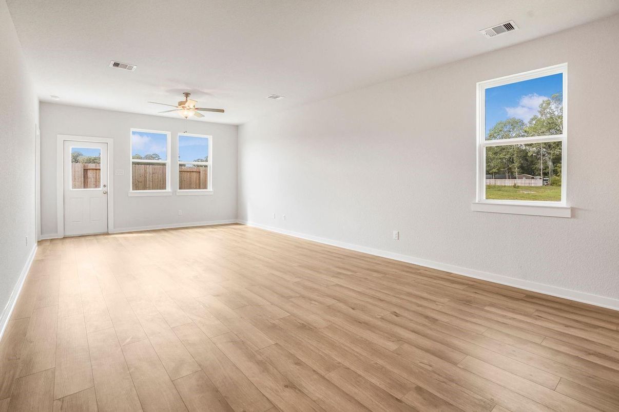 Empty room, Interior, Wood Texture Flooring