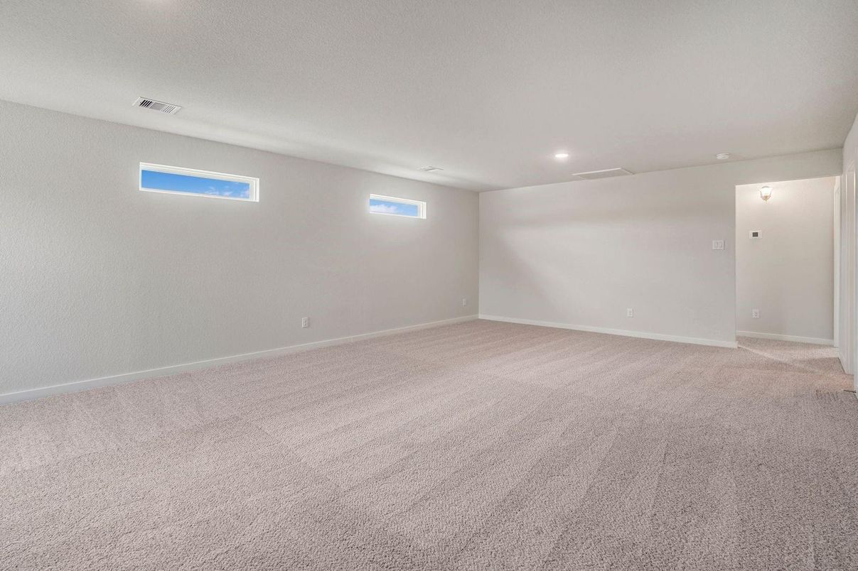 Empty room, Interior, Recessed Lighting
