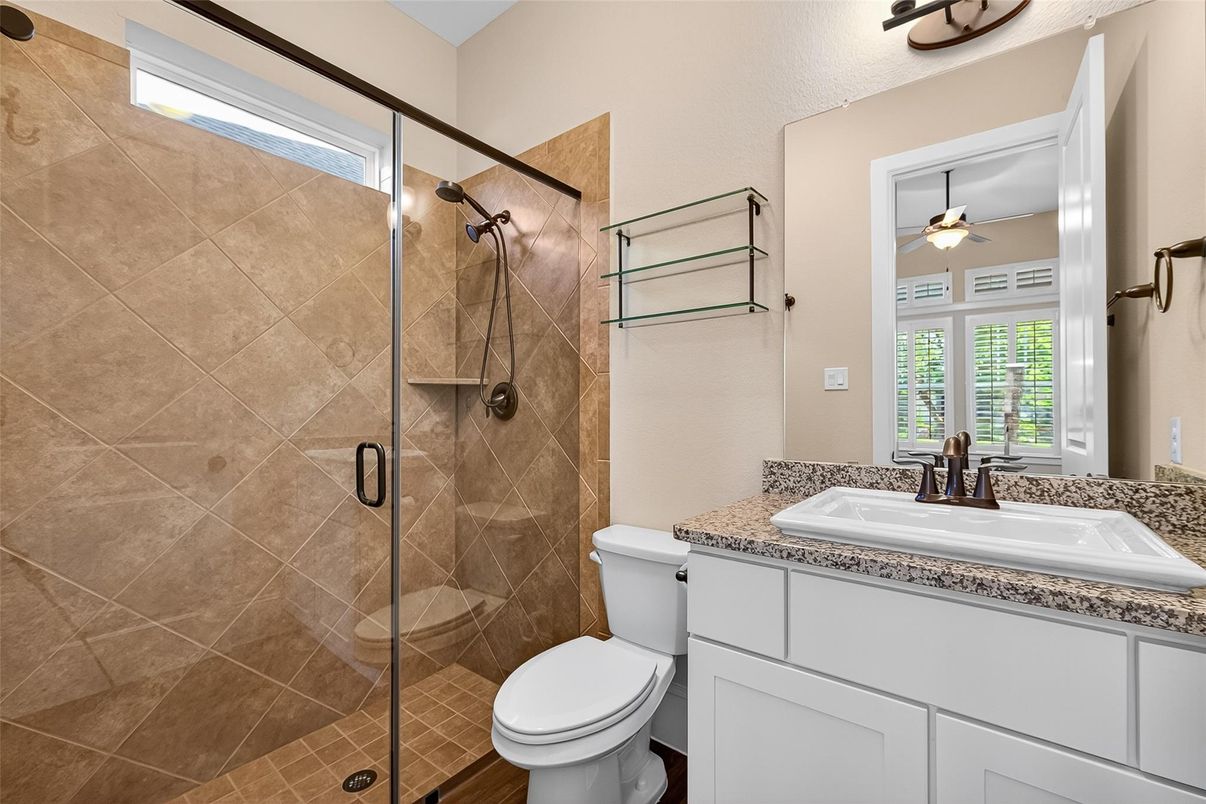 Bathroom, Glass Shower, Interior
