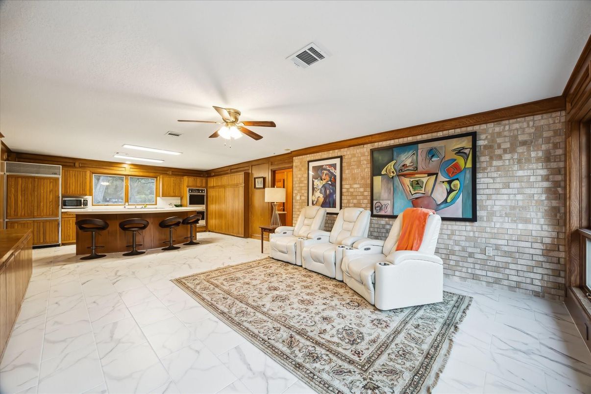 Home Theatre Room, Interior, Kitchen, Living room, Marble, Stone Walls