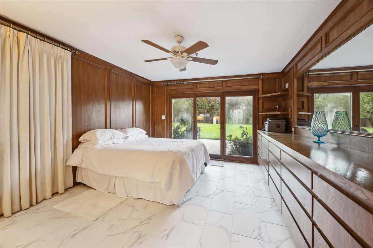 Bedroom, Interior, Marble, Wooden Walls