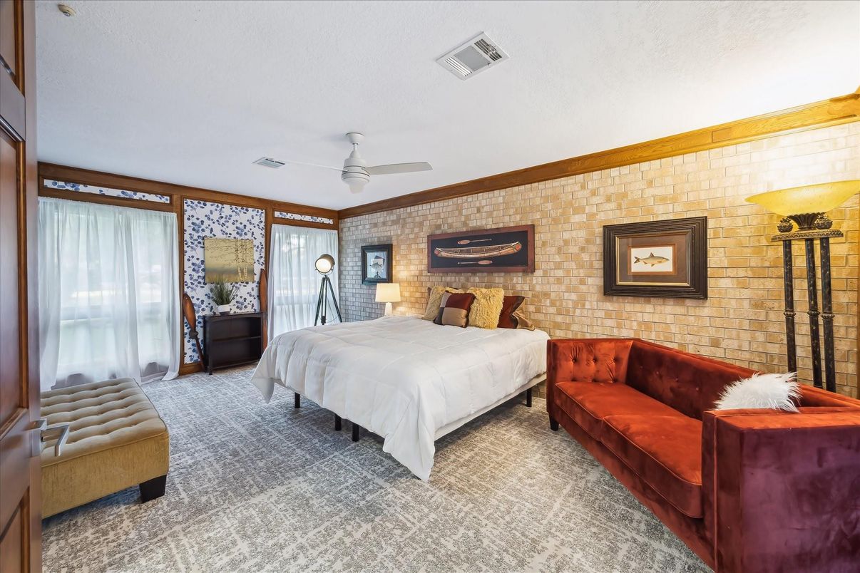 Bedroom, Interior, Stone Walls