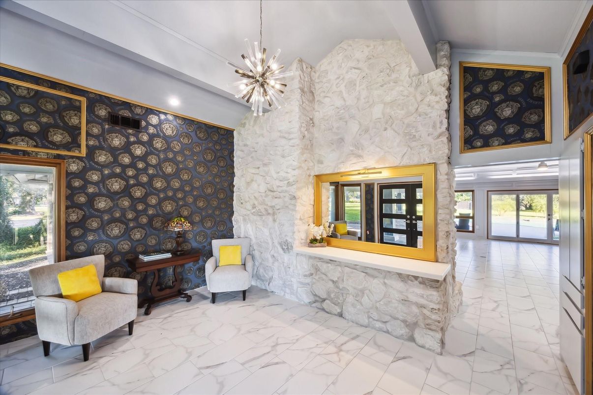 Interior, Marble, Pendant Lights, Recessed Lighting