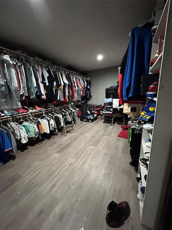 Interior, Recessed Lighting, Walk-in Closets, Wood Texture Flooring