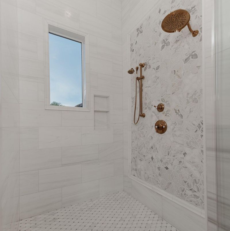 Bathroom, Interior, Marble Walls