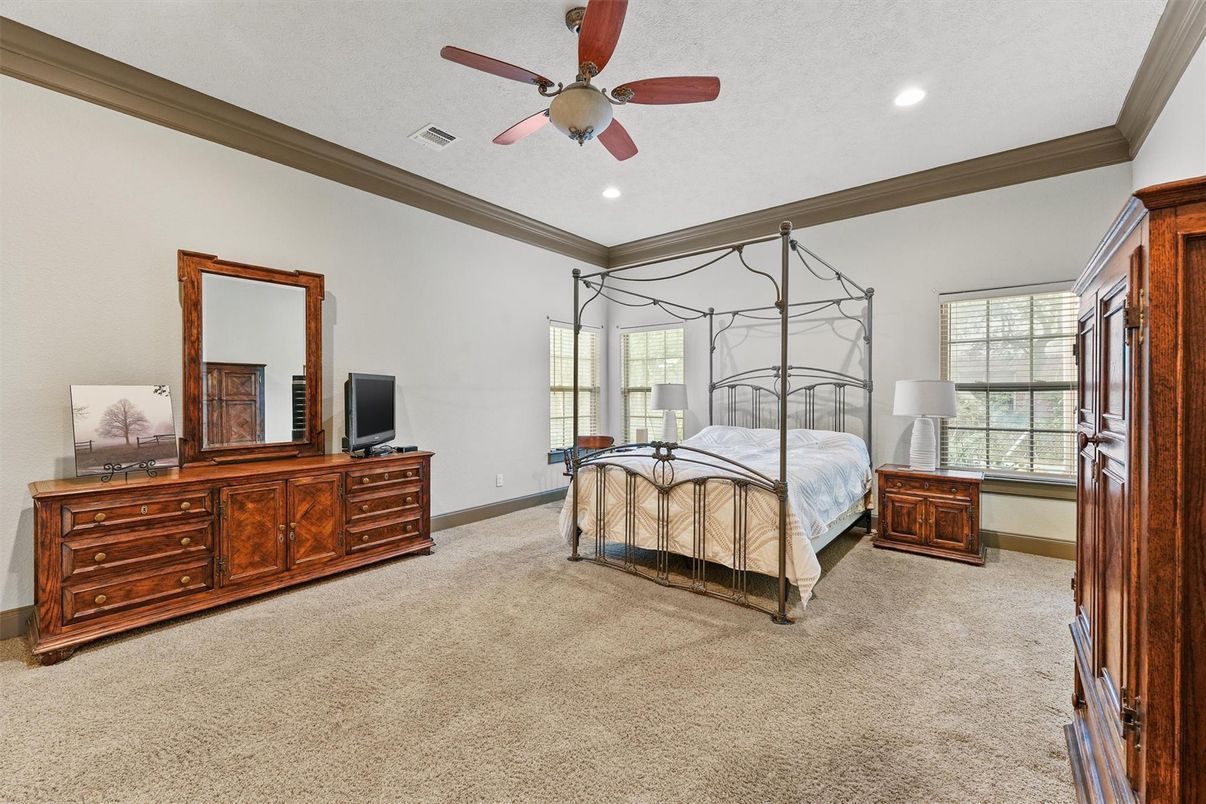 Bedroom, Interior, Recessed Lighting