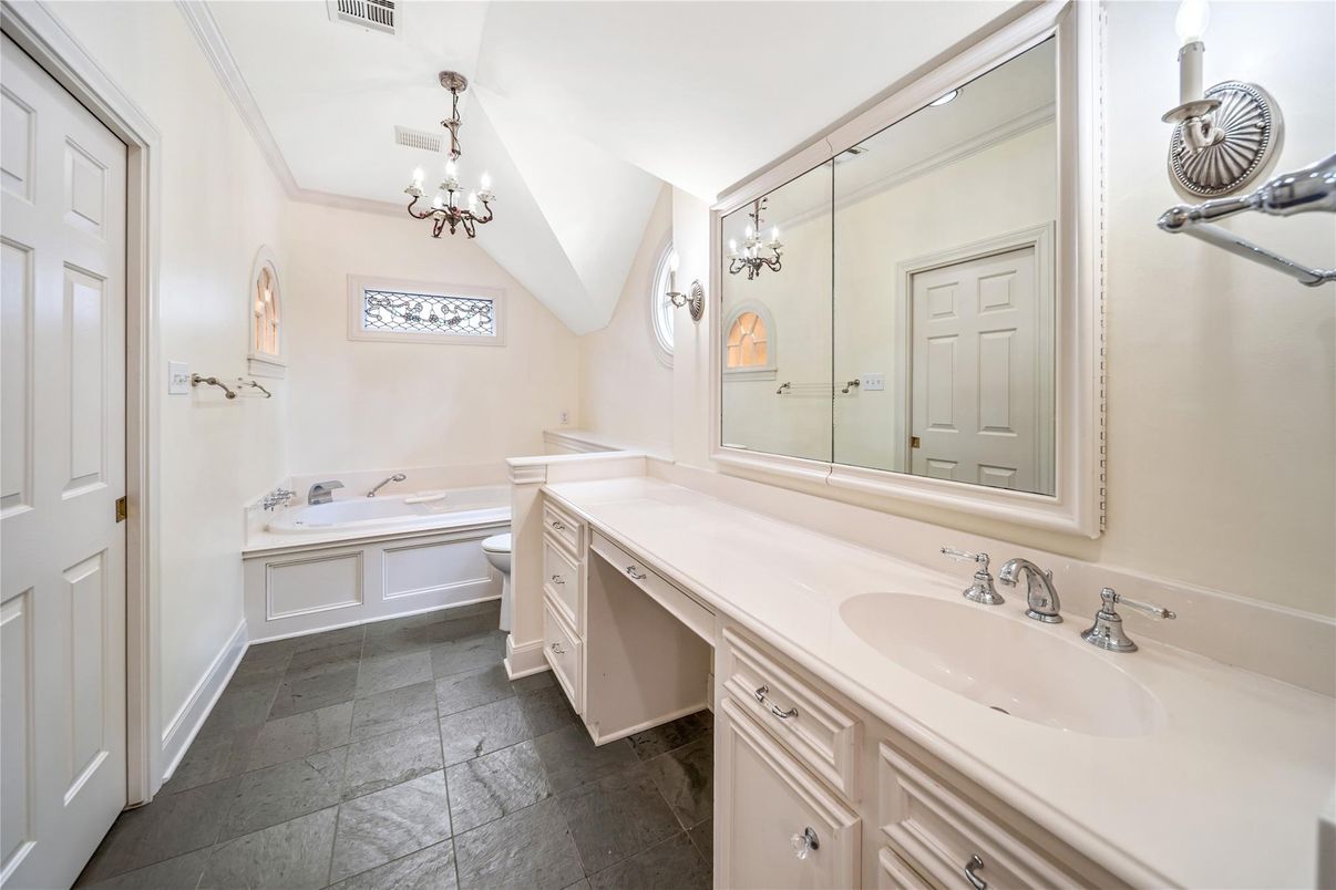 Bathroom, Chandelier, Dual Sink Vanities, Interior