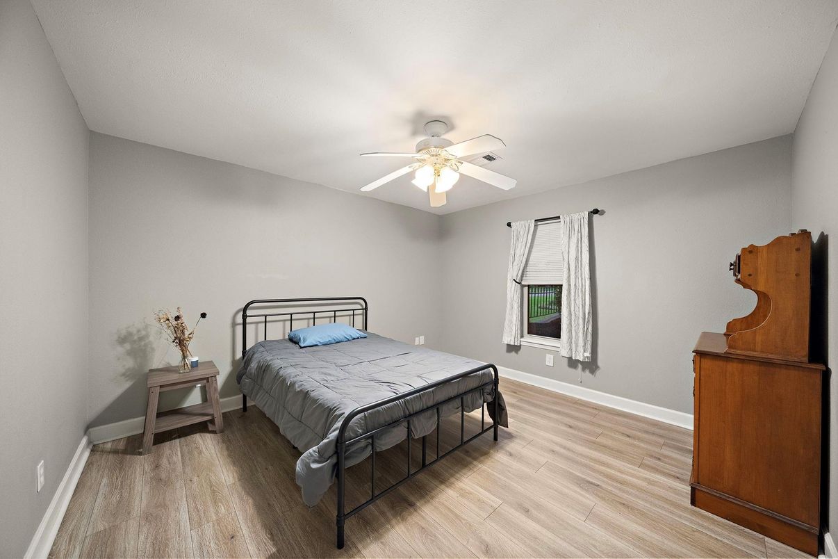 Bedroom, Interior, Wood Texture Flooring