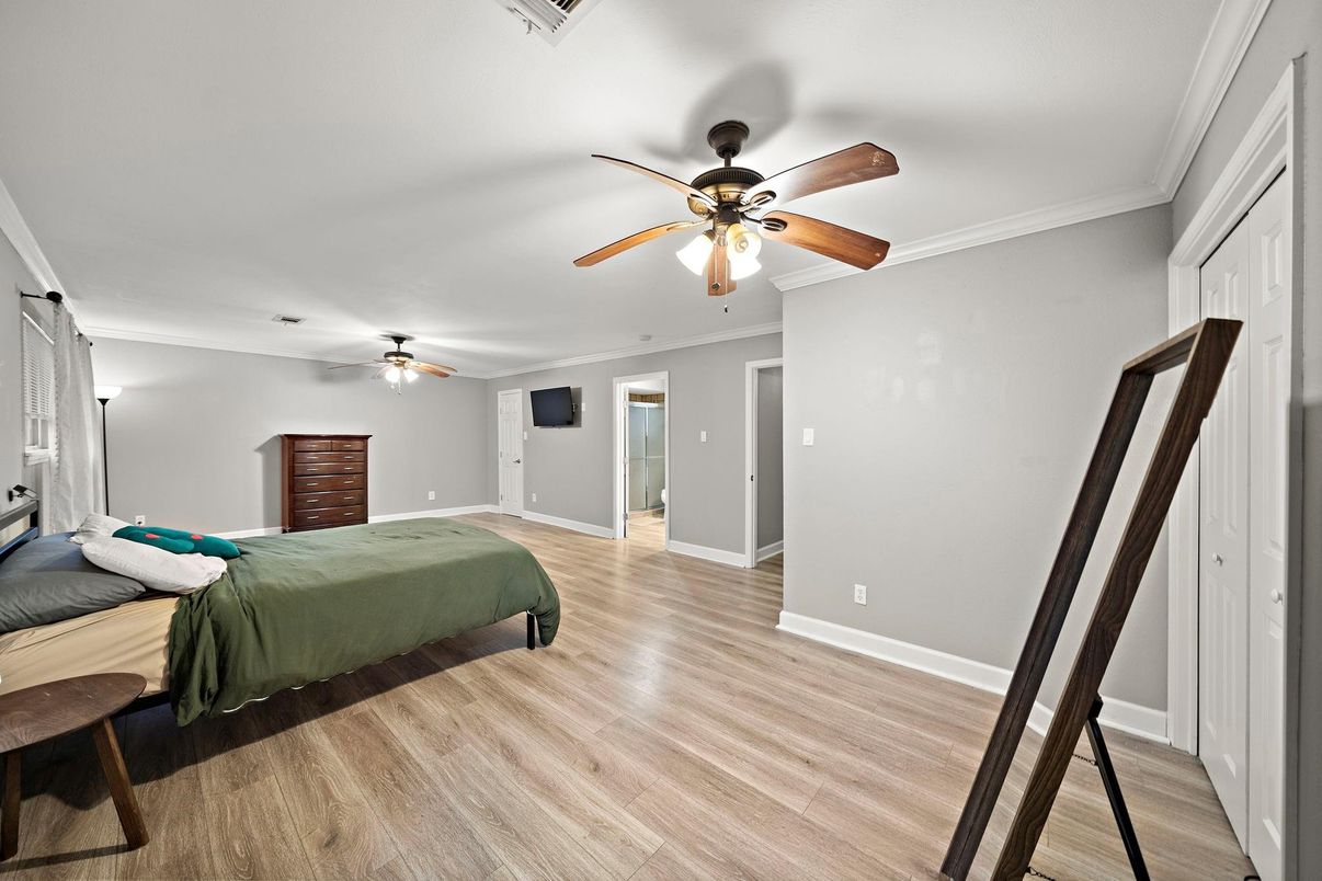 Bedroom, Interior, Wood Texture Flooring