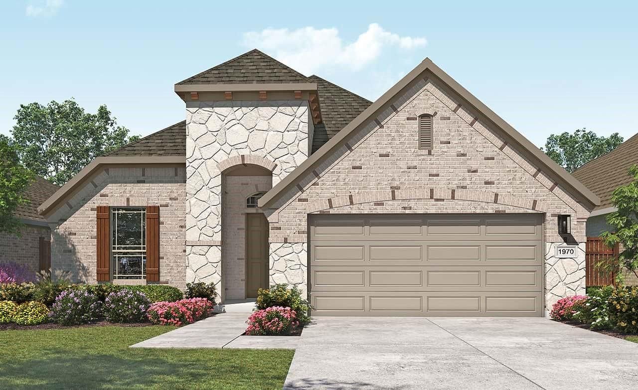 Attached, Exterior, Facade, Brick Facade, Brick Traditional