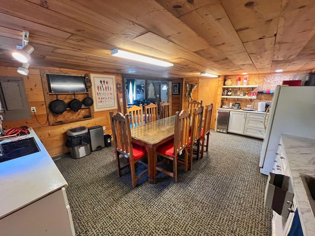 Dining room, Interior, Wooden Ceilings, Wooden Walls