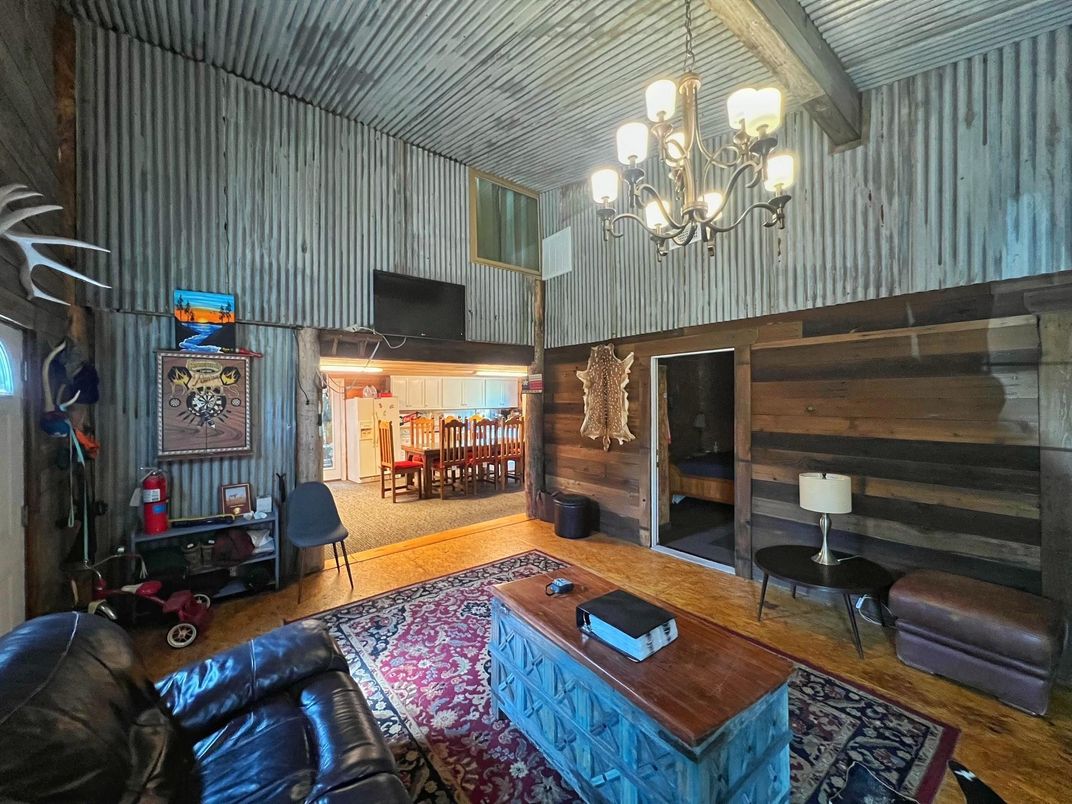 Chandelier, Dining room, Interior, Living room, Wood Texture Flooring, Wooden Walls