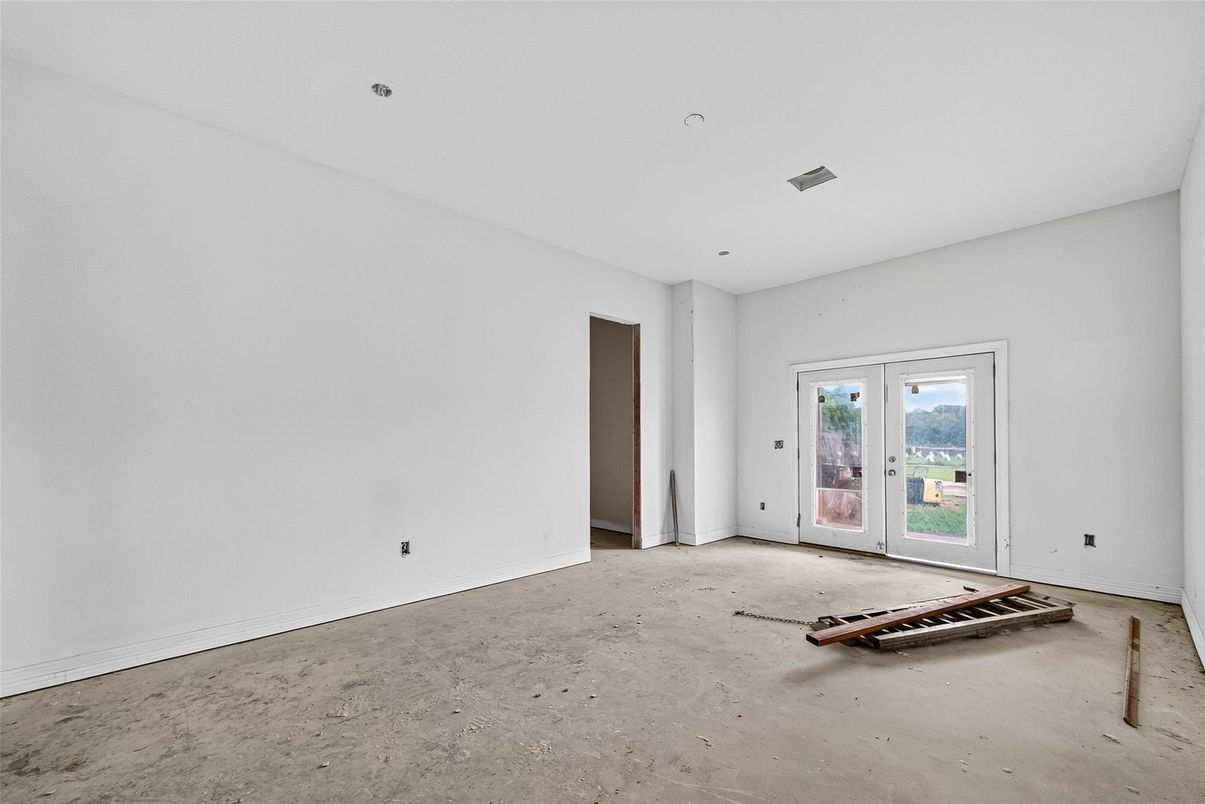 Empty room, Interior, Recessed Lighting