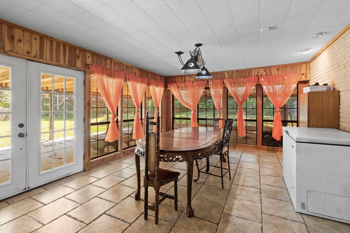 Dining room, Interior, Wooden Walls