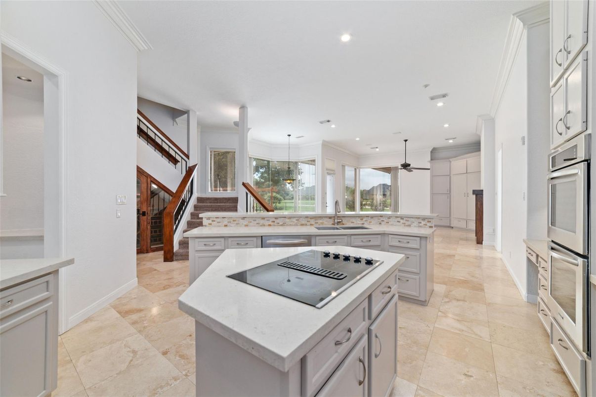 Interior, Kitchen, Pendant Lights, Recessed Lighting