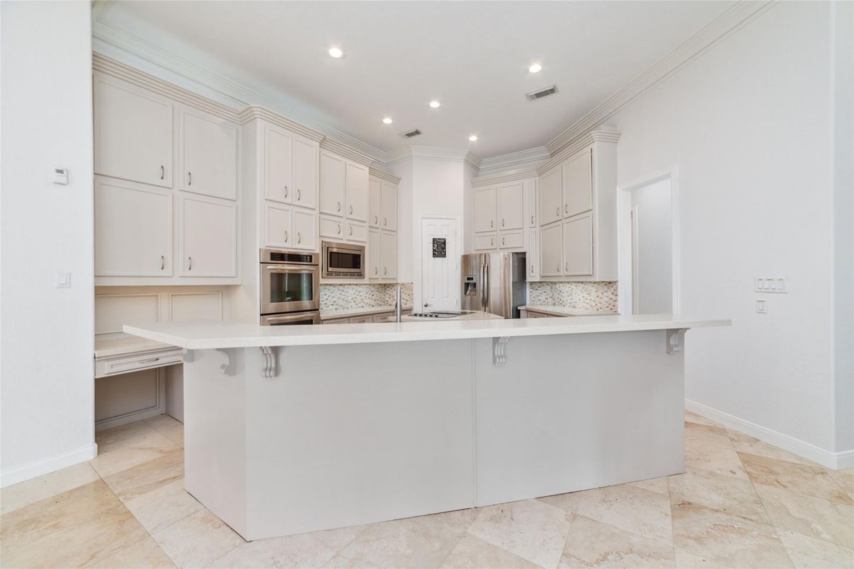 Interior, Kitchen, Recessed Lighting, Stainless Steel Appliances