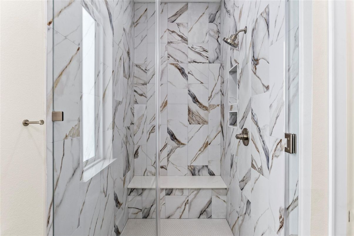 Bathroom, Interior, Marble Walls