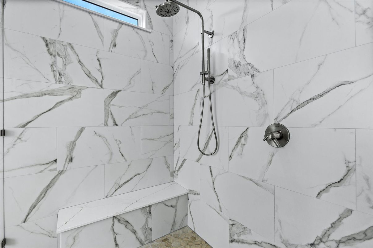 Bathroom, Interior, Marble Walls