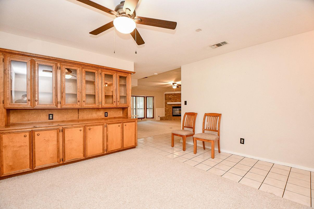 Empty room, Fireplace, Interior