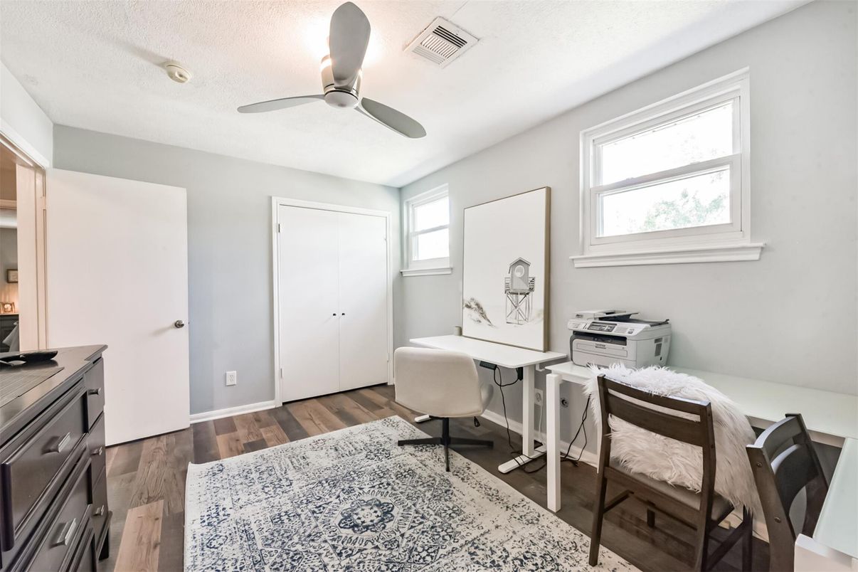 Home Office, Interior, Wood Texture Flooring