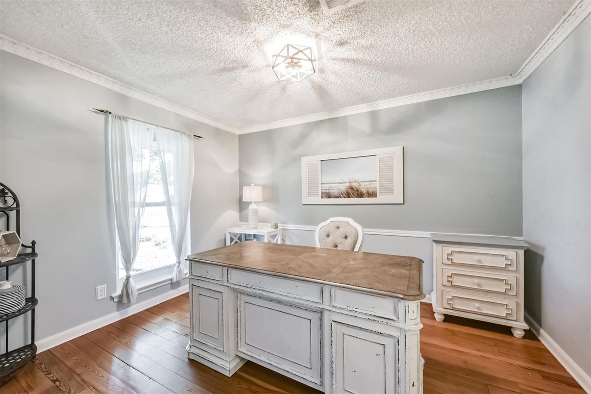 Home Office, Interior, Wood Texture Flooring