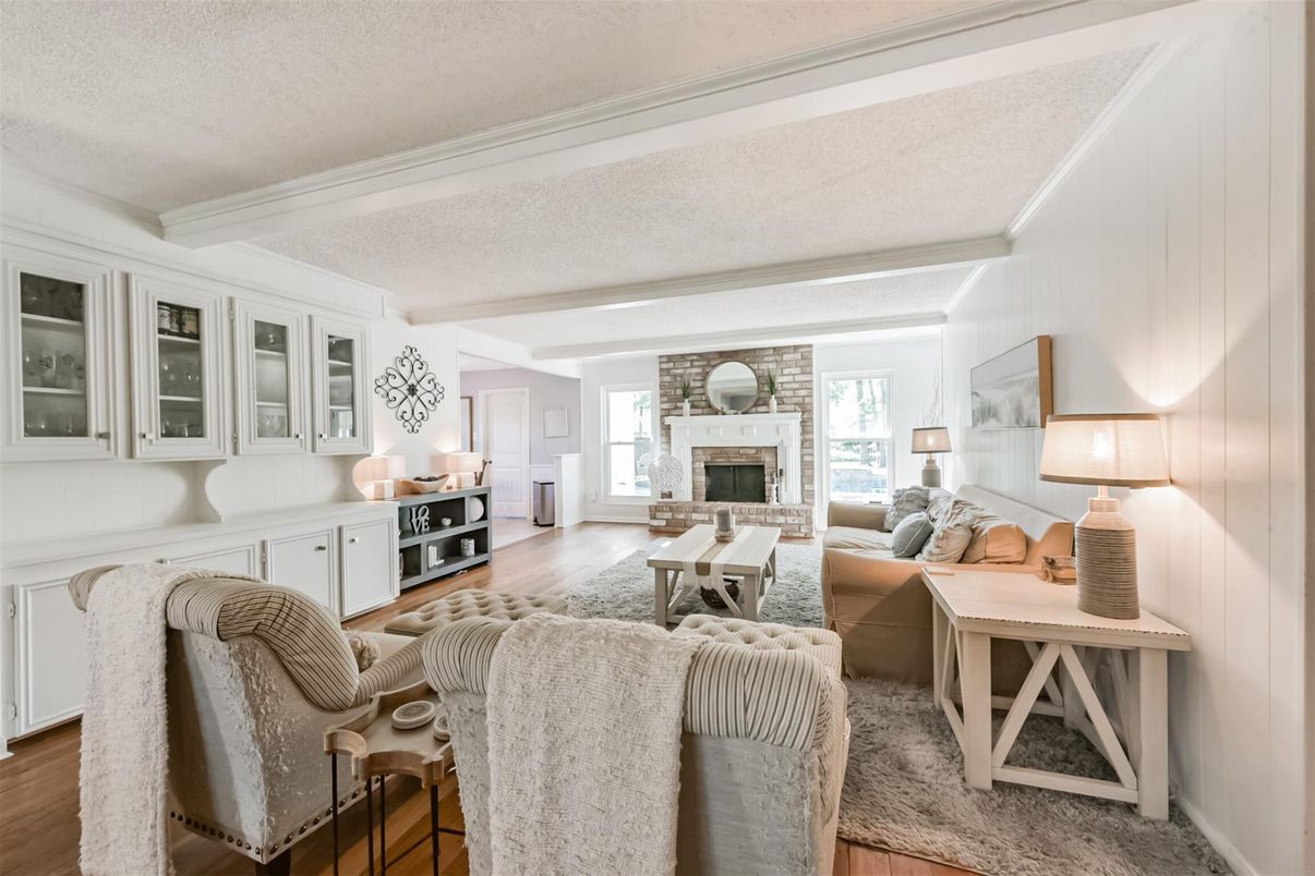 Fireplace, Interior, Living room, Wood Texture Flooring