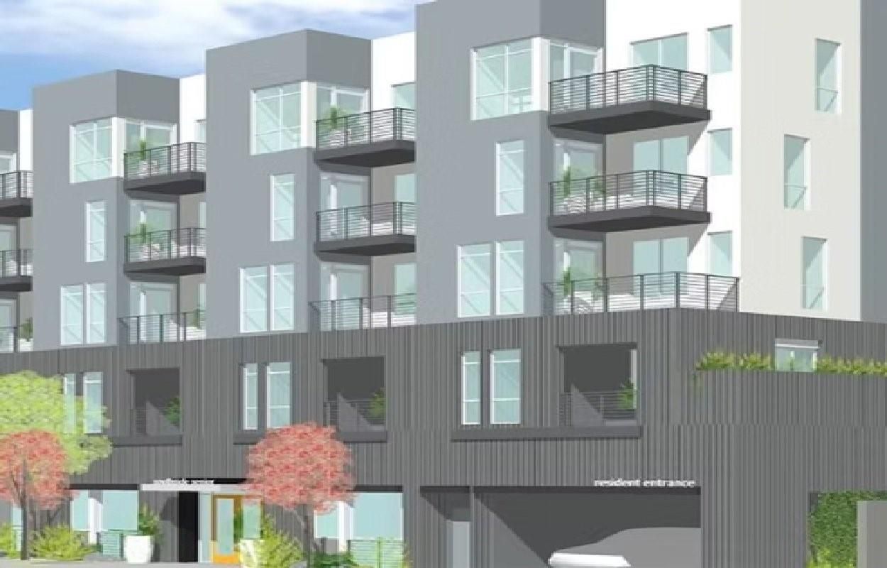 Exterior, Facade, Condo Building