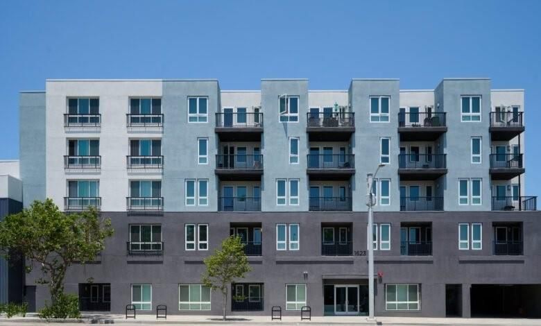 Exterior, Facade, Condo Building