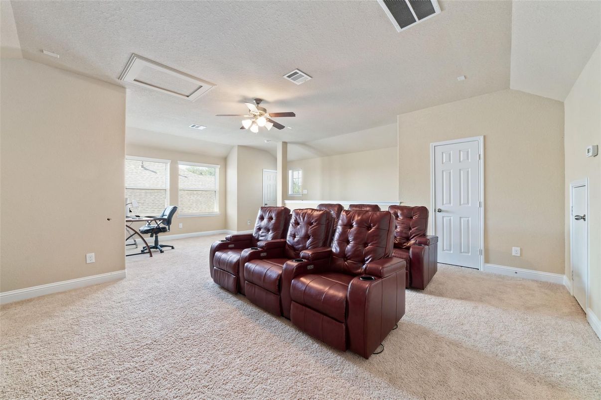 Home Theatre Room, Fitness Equipment, Interior