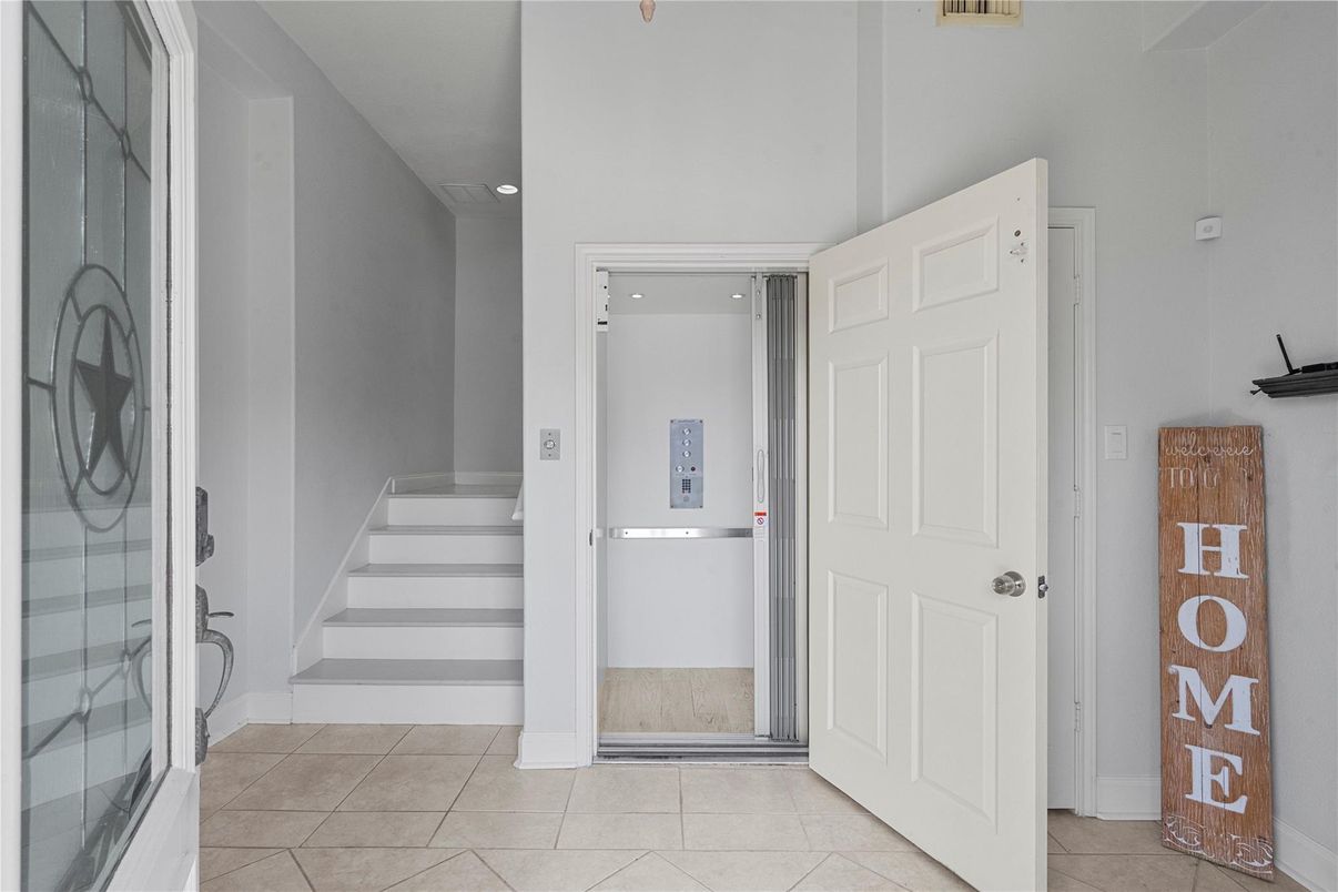 Elevator, Interior, Recessed Lighting