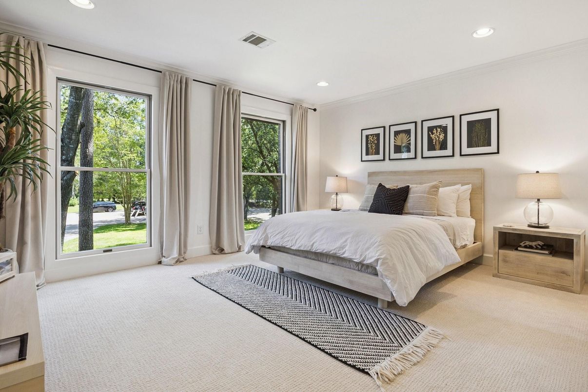 Bedroom, Interior, Recessed Lighting
