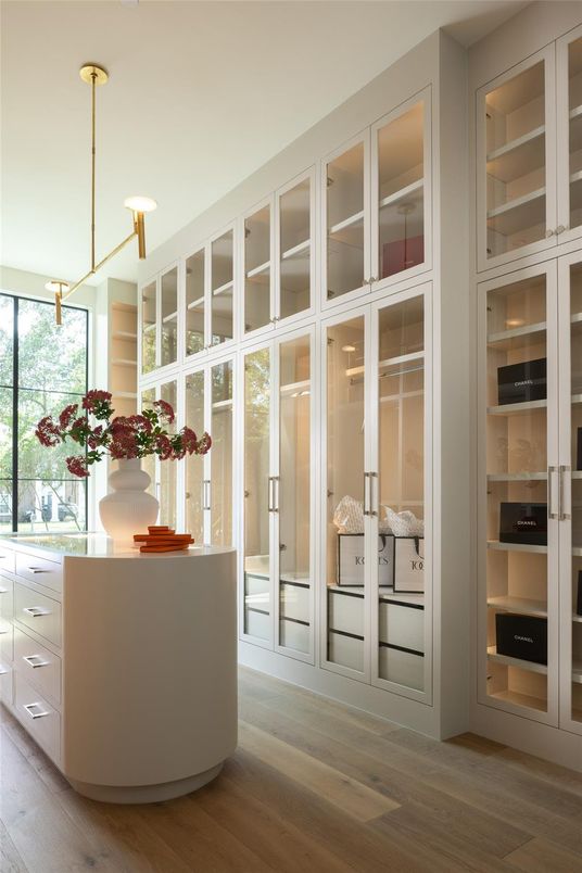 Interior, Walk-in Closets, Wood Texture Flooring