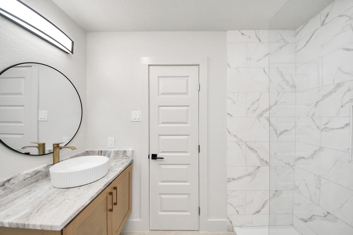 Bathroom, Interior, Marble Walls