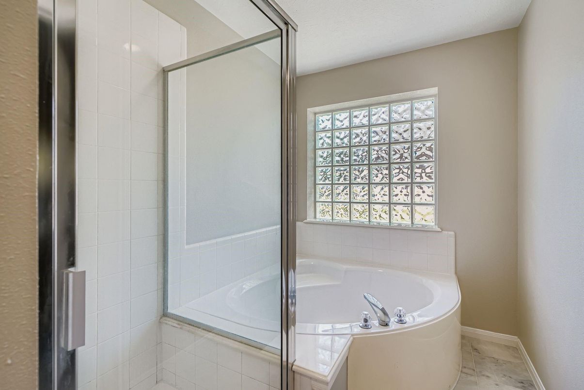 Bathroom, Glass Shower, Interior, Marble