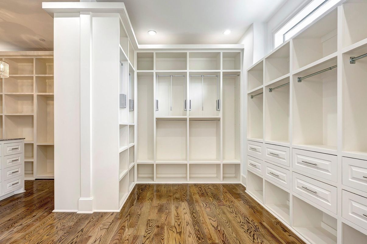 Interior, Recessed Lighting, Walk-in Closets, Wood Texture Flooring