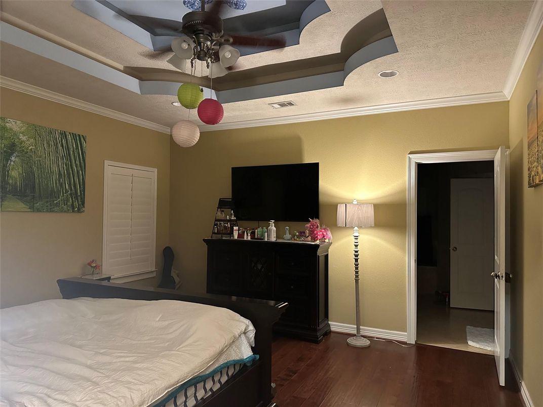 Bedroom, Interior, Wood Texture Flooring