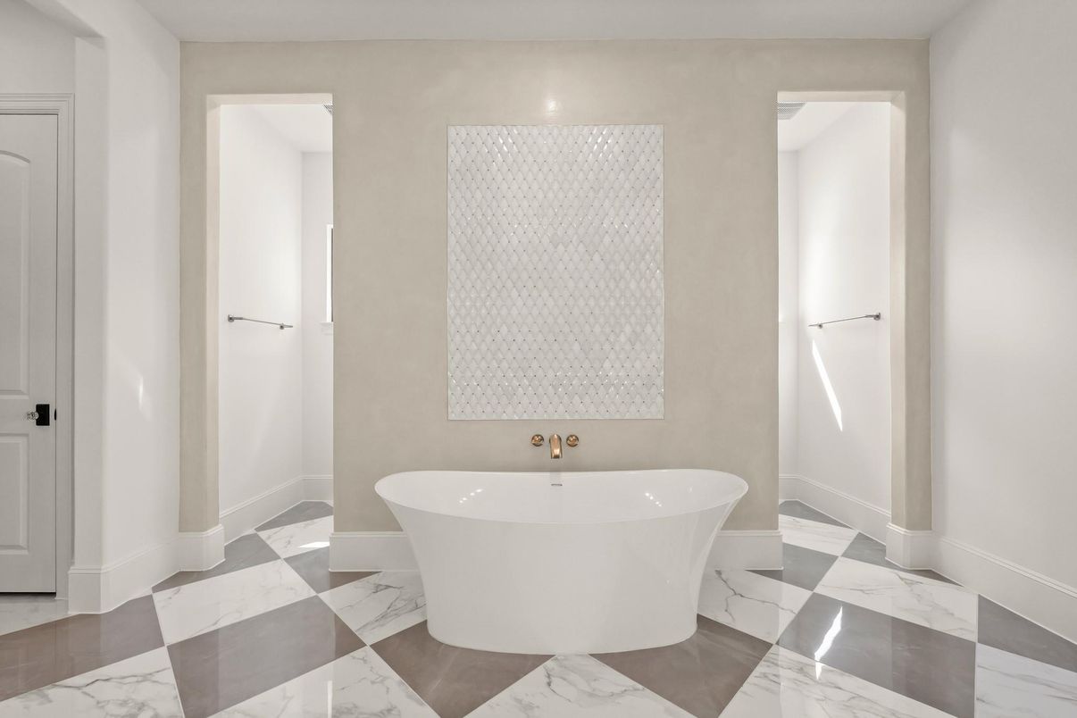 Bathroom, Free Standing Baths, Interior, Marble