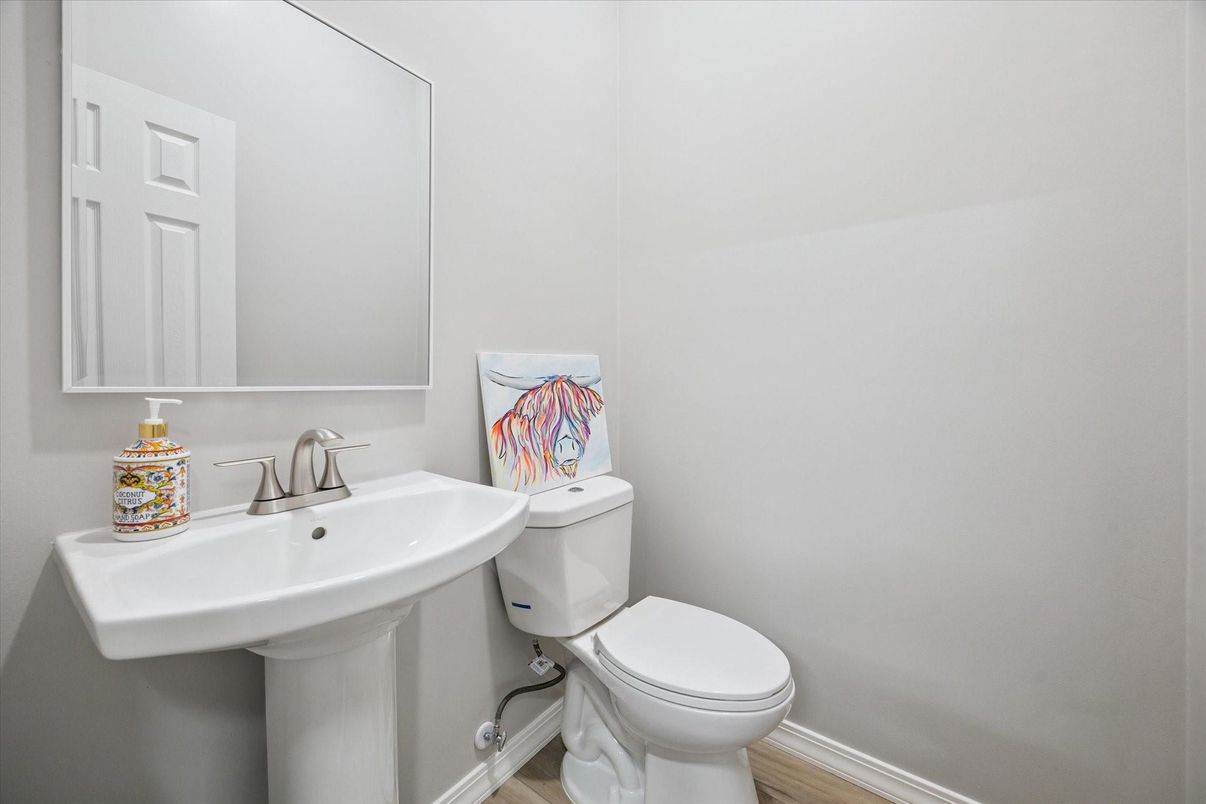 Bathroom, Interior, Wood Texture Flooring