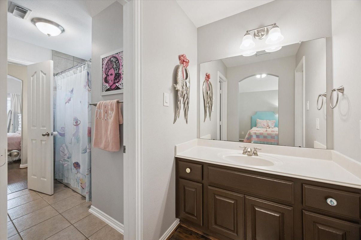 Bathroom, Interior, Wood Texture Flooring