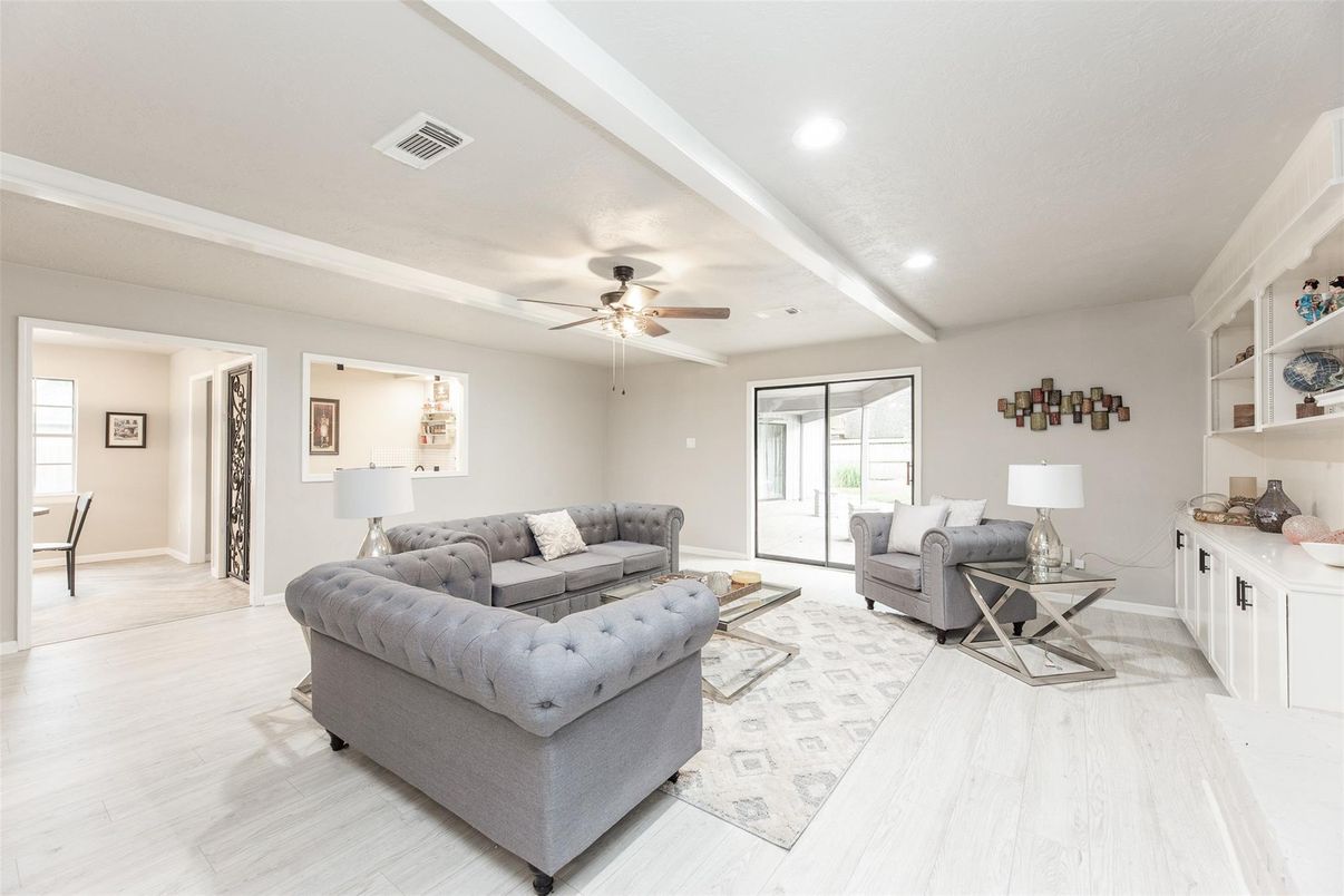 Interior, Living room, Recessed Lighting
